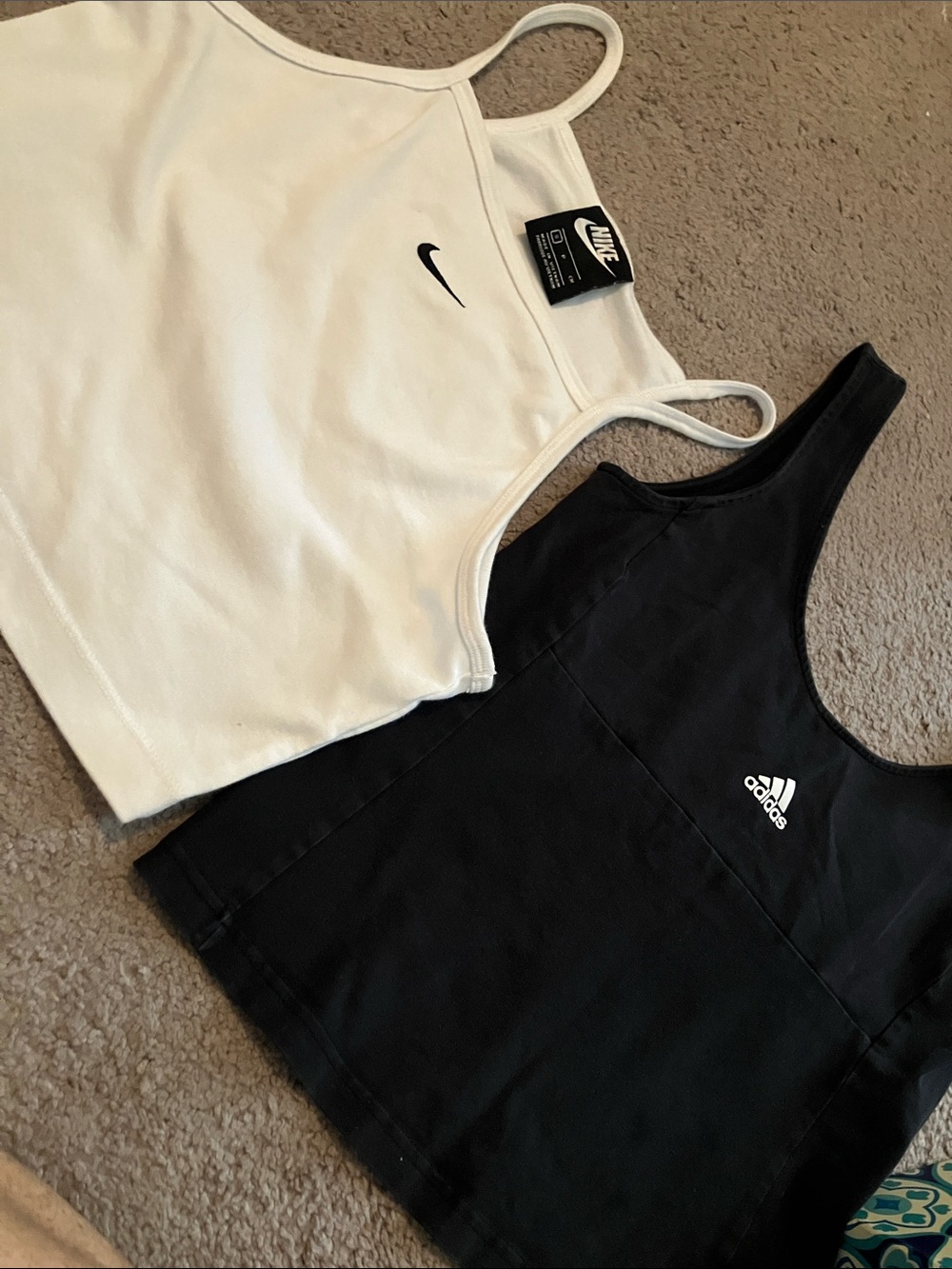 Set of Sporty Cropped Tank Top